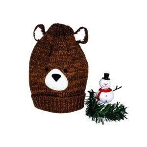 #K7 Brown Bear Winter Hat